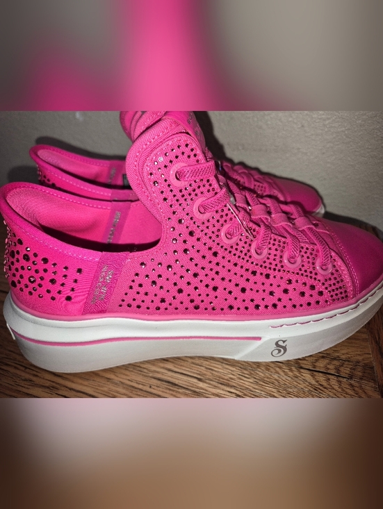 Skechers Shoes - New!Skechers Women's Slip-Ins Snoop Dog Rhine-Stoned Sneakers in hot pink Size 8